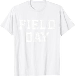Field Day 2025 For School Teachers Kids And Family Green T-Shirt - T-Shirt | White