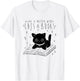 Cats And Books Cat Cute Book Reading Pet Women Girls Kids T-Shirt - T-Shirt | White