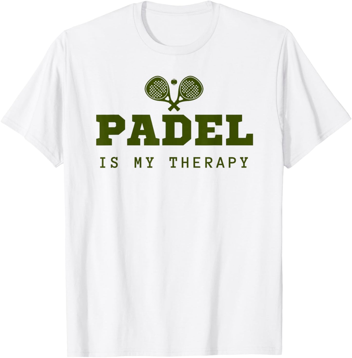 Padel Is My Therapy T-Shirt - T-Shirt | White