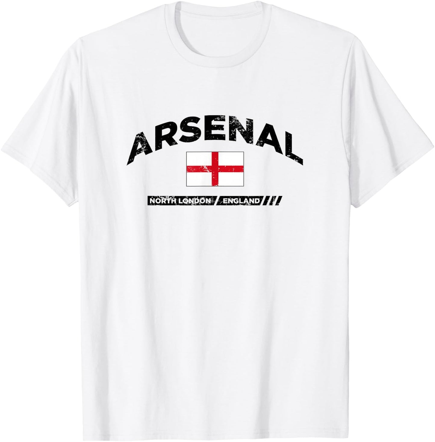 Arsenal Town of North London, England UK T-Shirt - T-Shirt | White