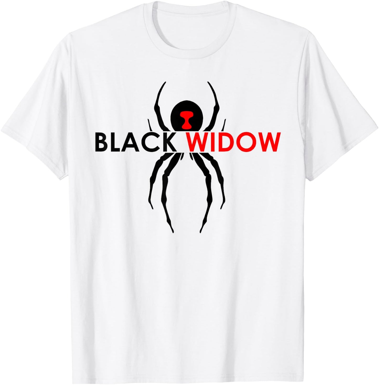 Black Widow Spider Gift T-Shirt - T-Shirt | White