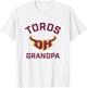 Cal State Dominguez Hills CSUDH Toros Arched Grandpa T-Shirt - T-Shirt | White