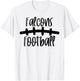 Falcons Football School Spirit Team Mascot Game Night T-Shirt - T-Shirt | White