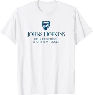 Johns Hopkins Krieger Arts & Sciences T-Shirt - T-Shirt | White