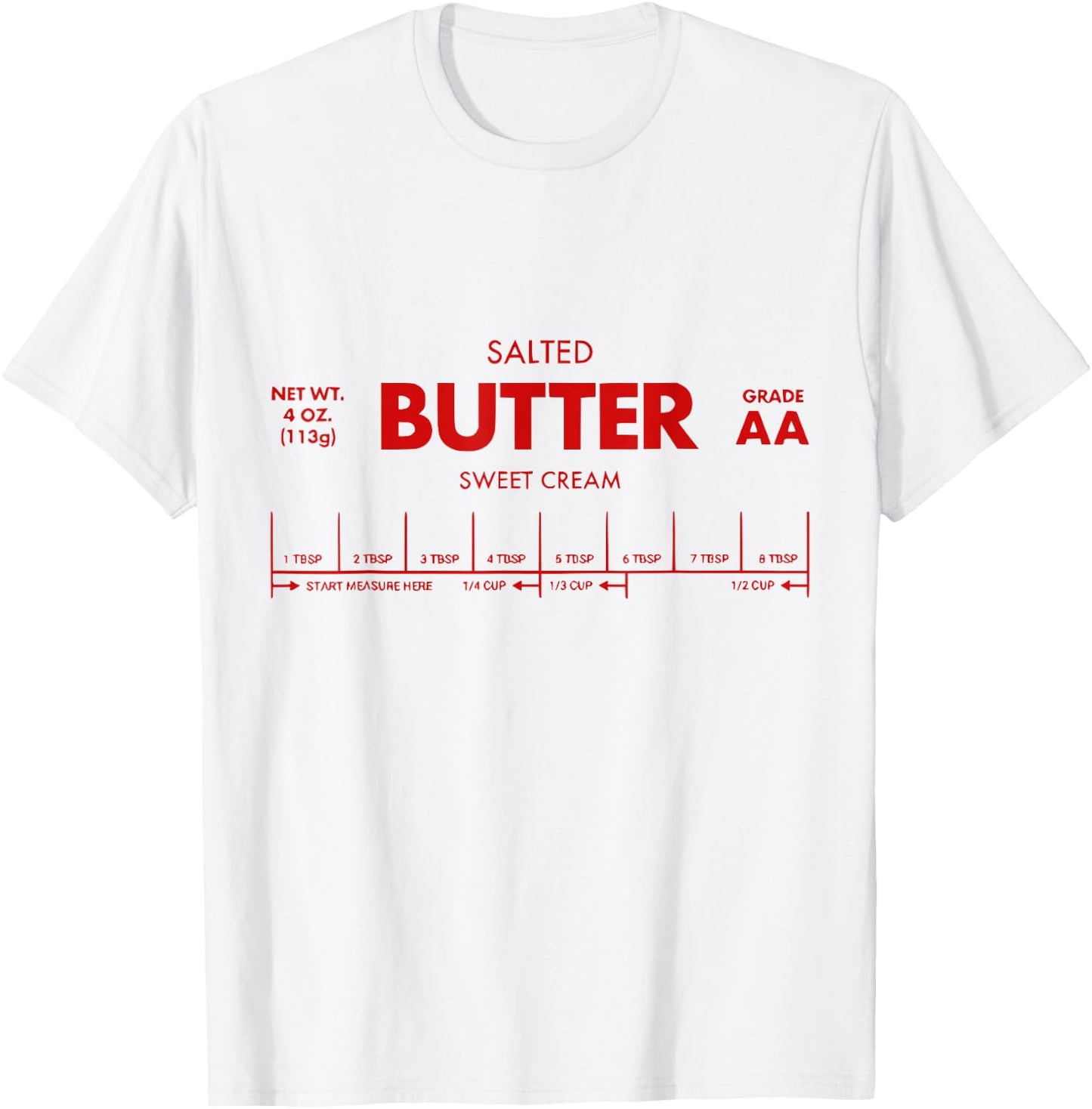 Butter Stick - Funny Salted Butter Baking Gifts T-Shirt - T-Shirt | White
