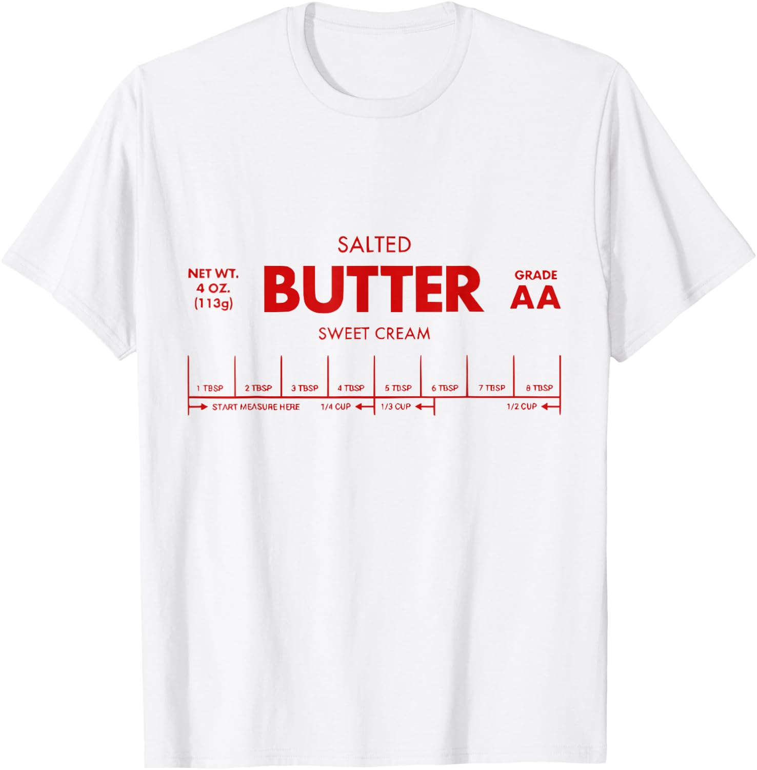 Butter Stick - Funny Salted Butter Baking Gifts T-Shirt - T-Shirt | White