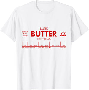 Butter Stick - Funny Salted Butter Baking Gifts T-Shirt - T-Shirt | White
