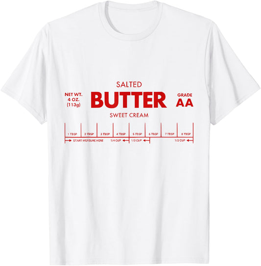 Butter Stick - Funny Salted Butter Baking Gifts T-Shirt - T-Shirt | White