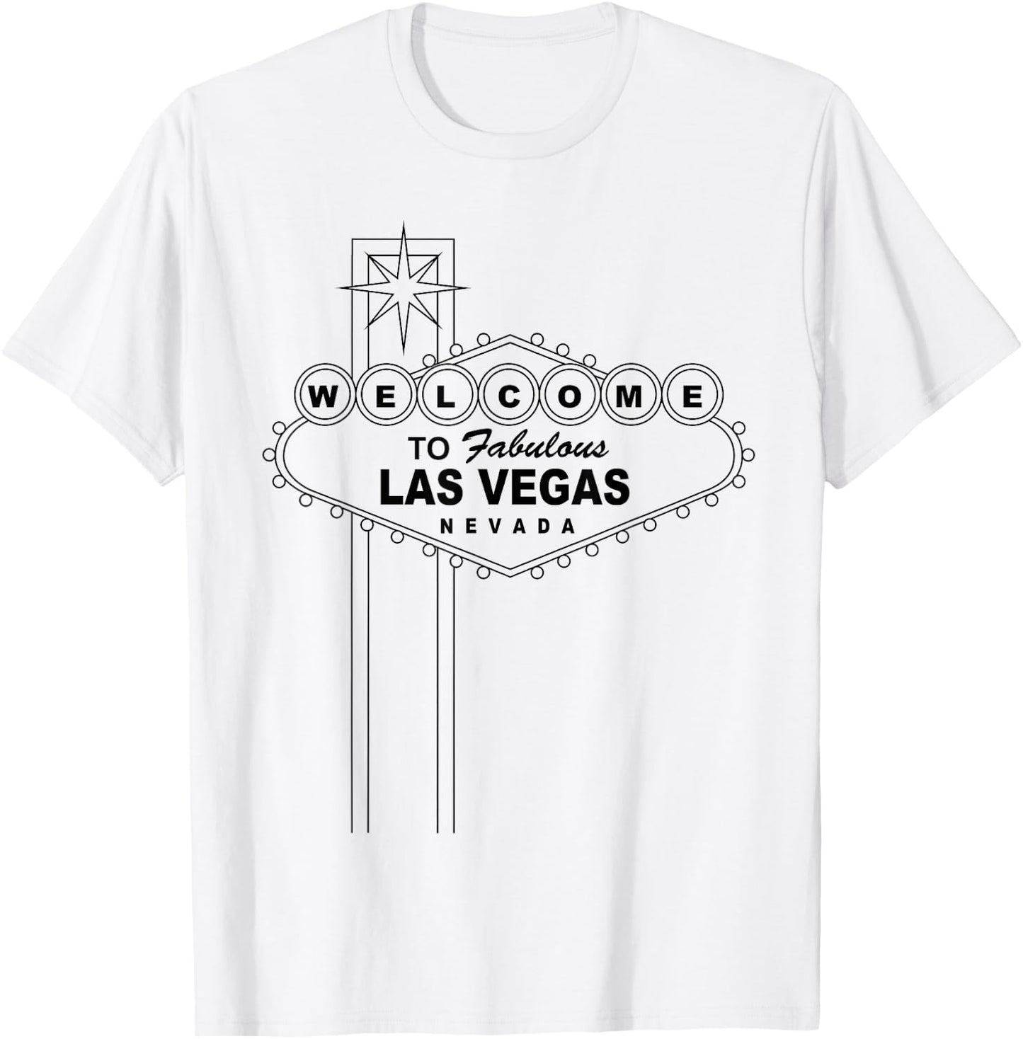 Welcome to Las Vegas T-Shirt - T-Shirt | White