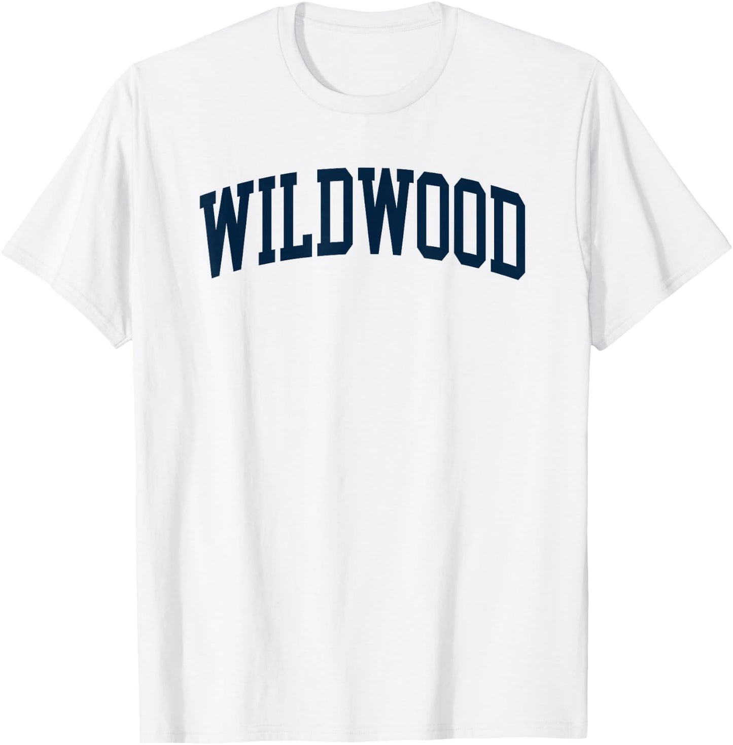 Wildwood New Jersey NJ Retro Preppy Throwback T-Shirt - T-Shirt | White