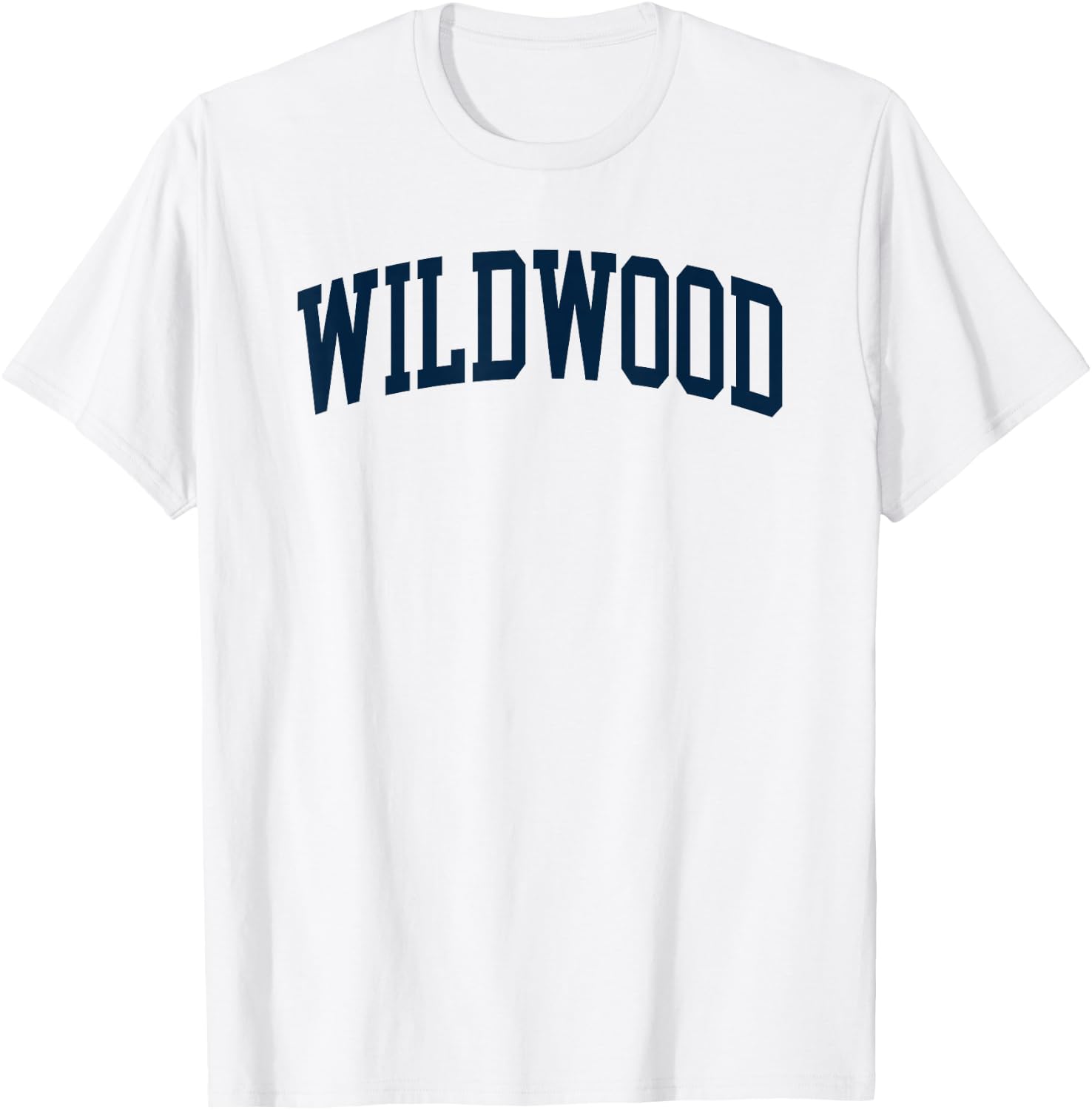 Wildwood New Jersey NJ Retro Preppy Throwback T-Shirt - T-Shirt | White
