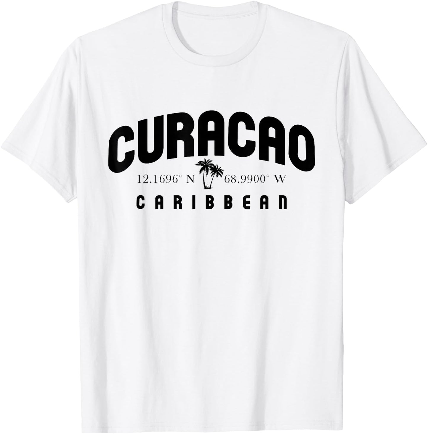 Curacao Map | Curacao Island | Dutch Caribbean Islands T-Shirt - T-Shirt | White