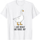 I Just Really Like Goose, Ok? Cute Goose Birds T-Shirt - T-Shirt | White