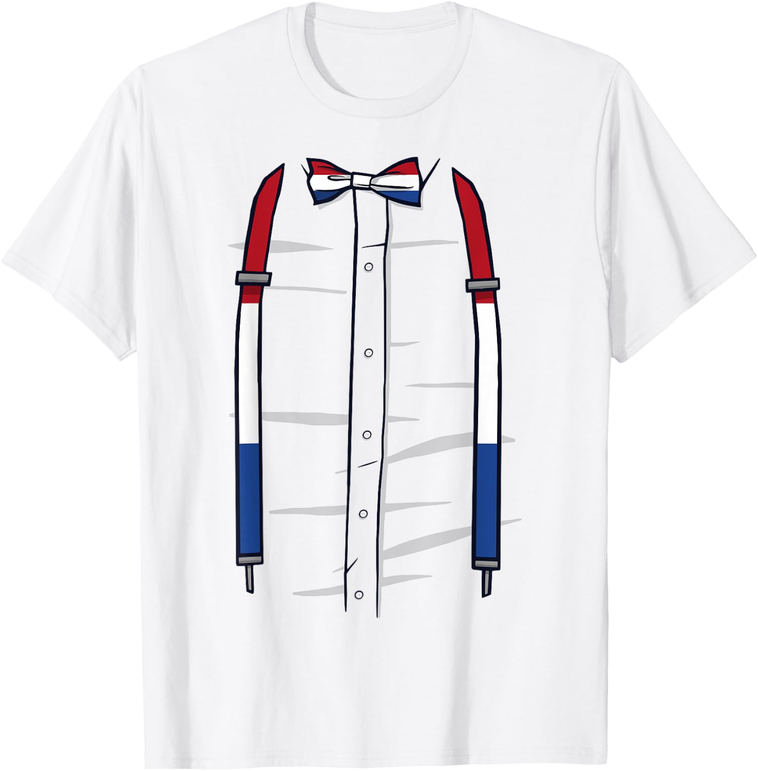 Koningsdag 2024 Kingsday Party Dutch Netherlands Costume T-Shirt - T-Shirt | White