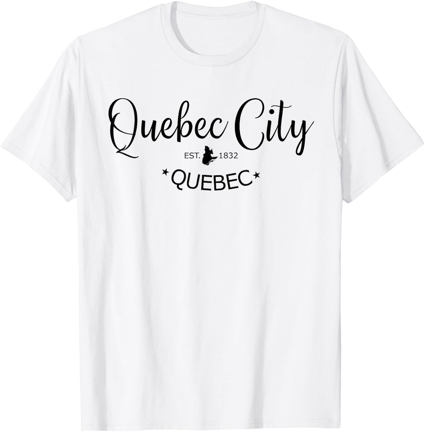 Quebec City Quebec Shirt Classic Quebec City Canada City T-Shirt - T-Shirt | White