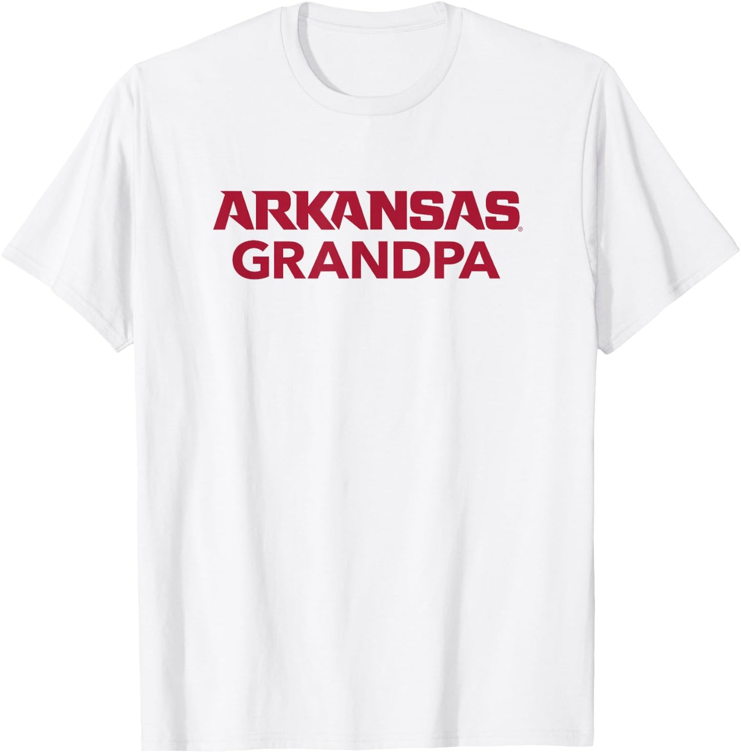 University of Arkansas Razorbacks Grandpa T-Shirt - T-Shirt | White