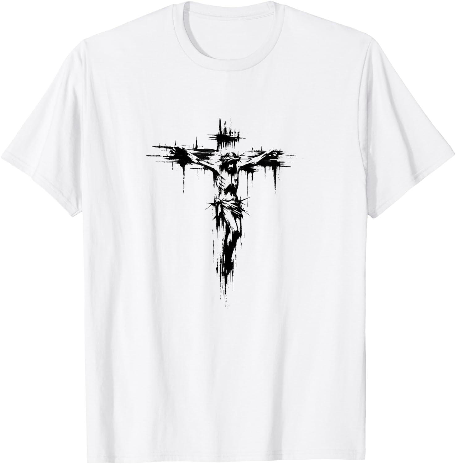 Jesus Mobile Phone Cover Jesus on the Cross Jesus T-Shirt - T-Shirt | White