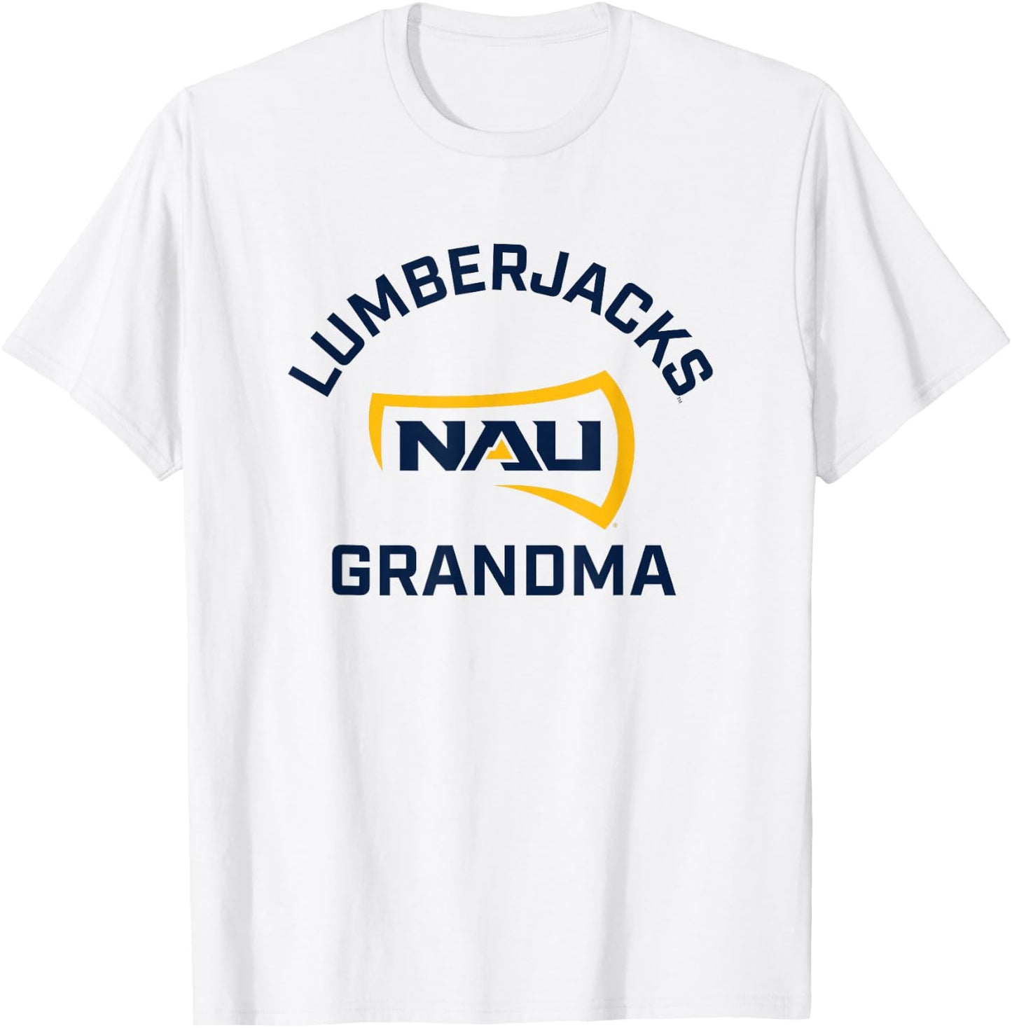 Northern Arizona NAU Lumberjacks Arched Grandma T-Shirt - T-Shirt | White