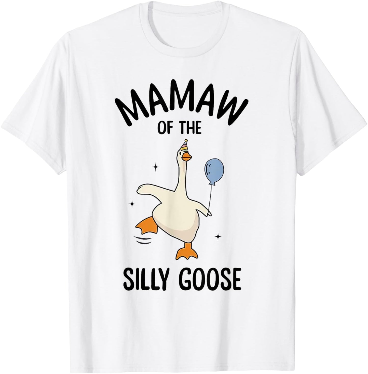 Mamaw Of The Silly Goose First Birthday Family Matching T-Shirt - T-Shirt | White