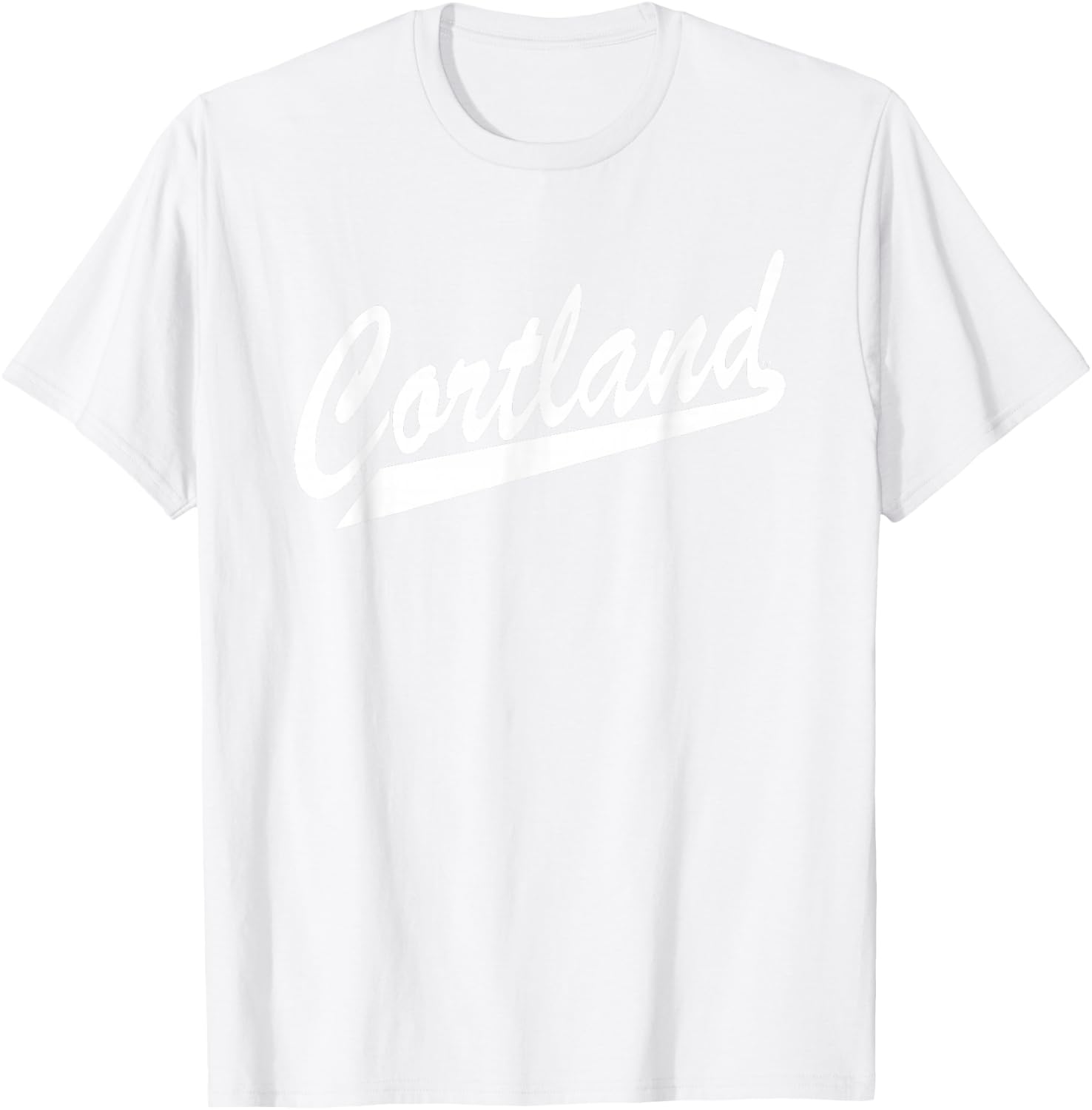 SUNY Cortland Red Dragons Script T-Shirt - T-Shirt | White