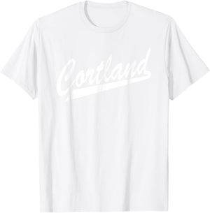 SUNY Cortland Red Dragons Script T-Shirt - T-Shirt | White