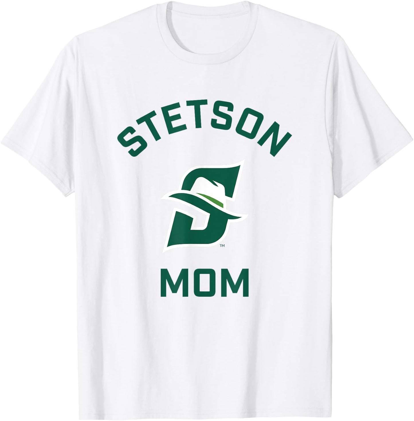 Stetson University Hatters Arched Mom T-Shirt - T-Shirt | White