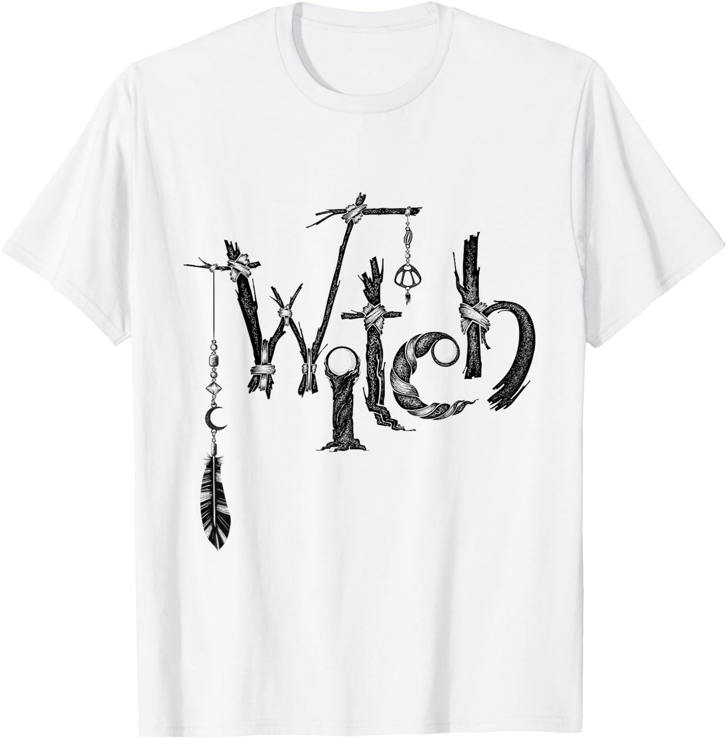 Witchy Occult Wicca Witchcraft Witch T-Shirt - T-Shirt | White