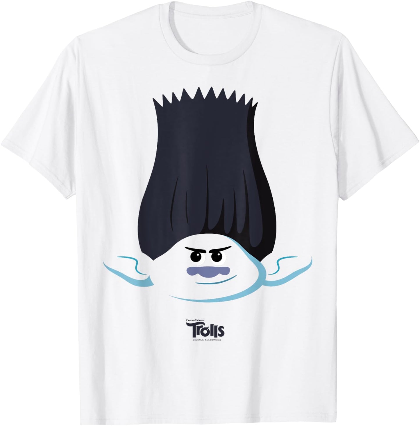 DreamWorks Trolls Branch Big Face T-Shirt - T-Shirt | White