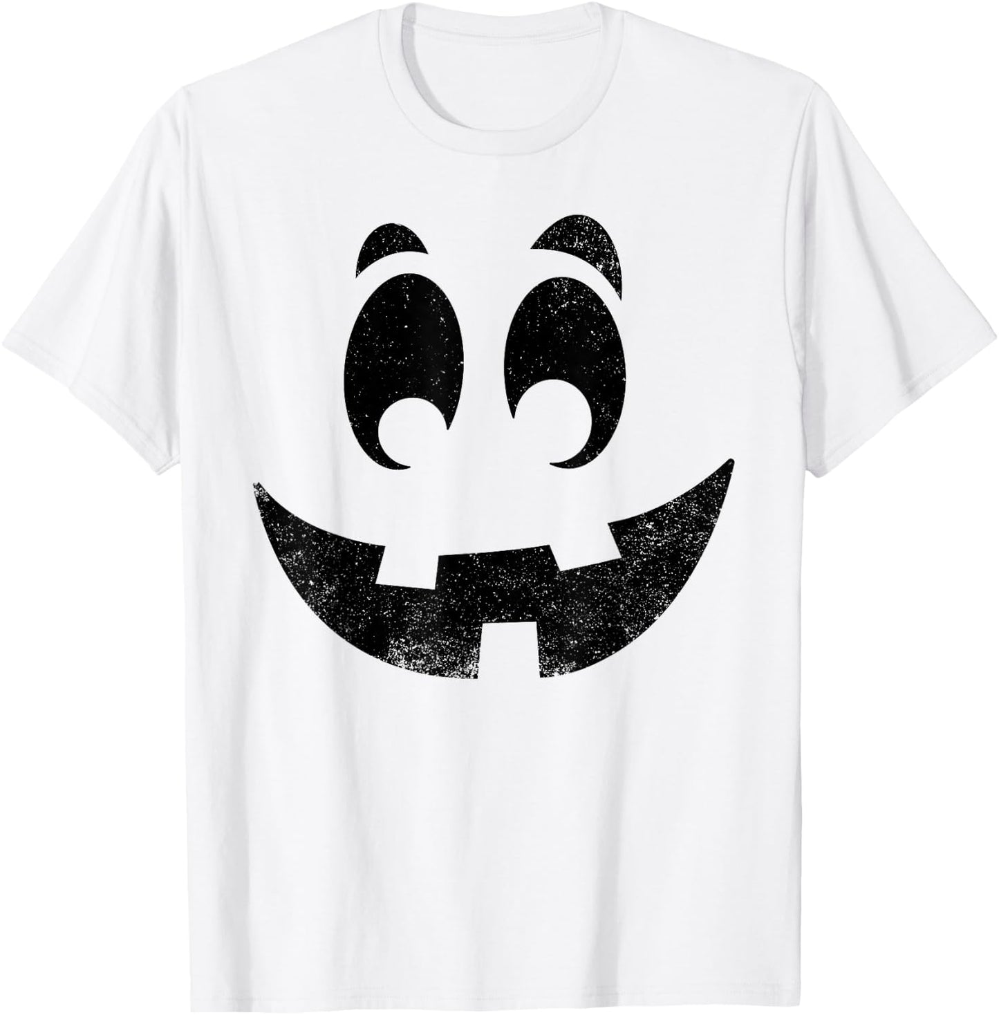 Vintage Jack O Lantern Pumpkin Face Halloween Costume T-Shirt - T-Shirt | White
