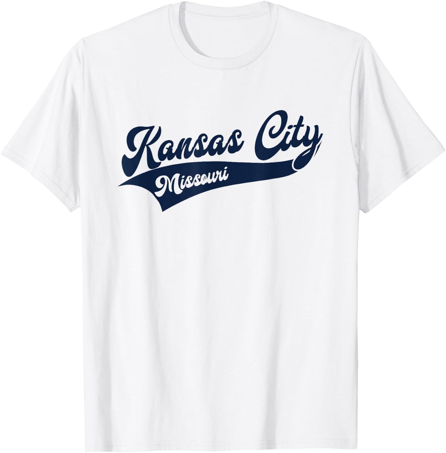 Kansas City - Missouri - Retro / Throwback Design - Classic T-Shirt - T-Shirt | White