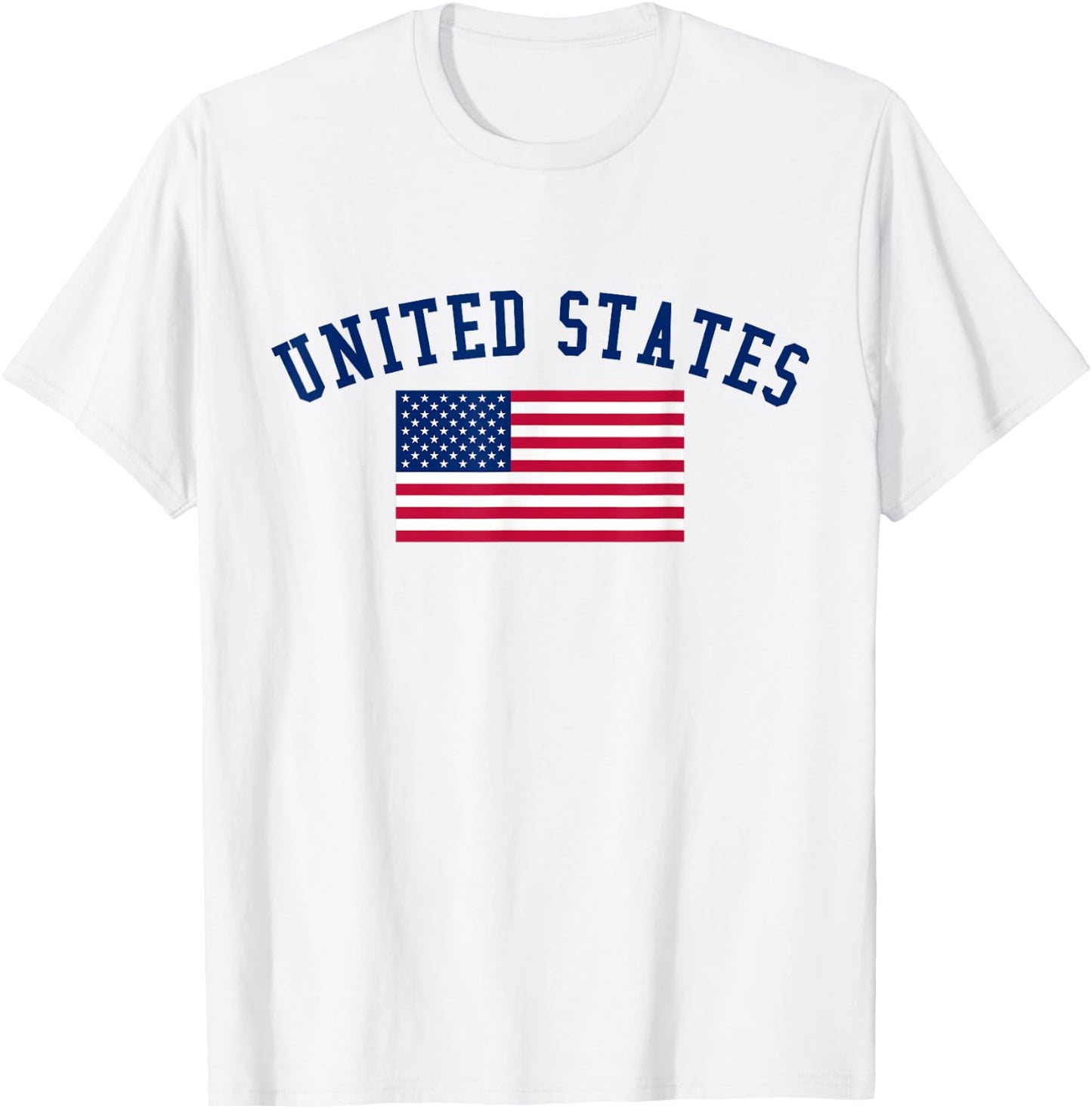 United States Patriotic US Flag T-Shirt - T-Shirt | White