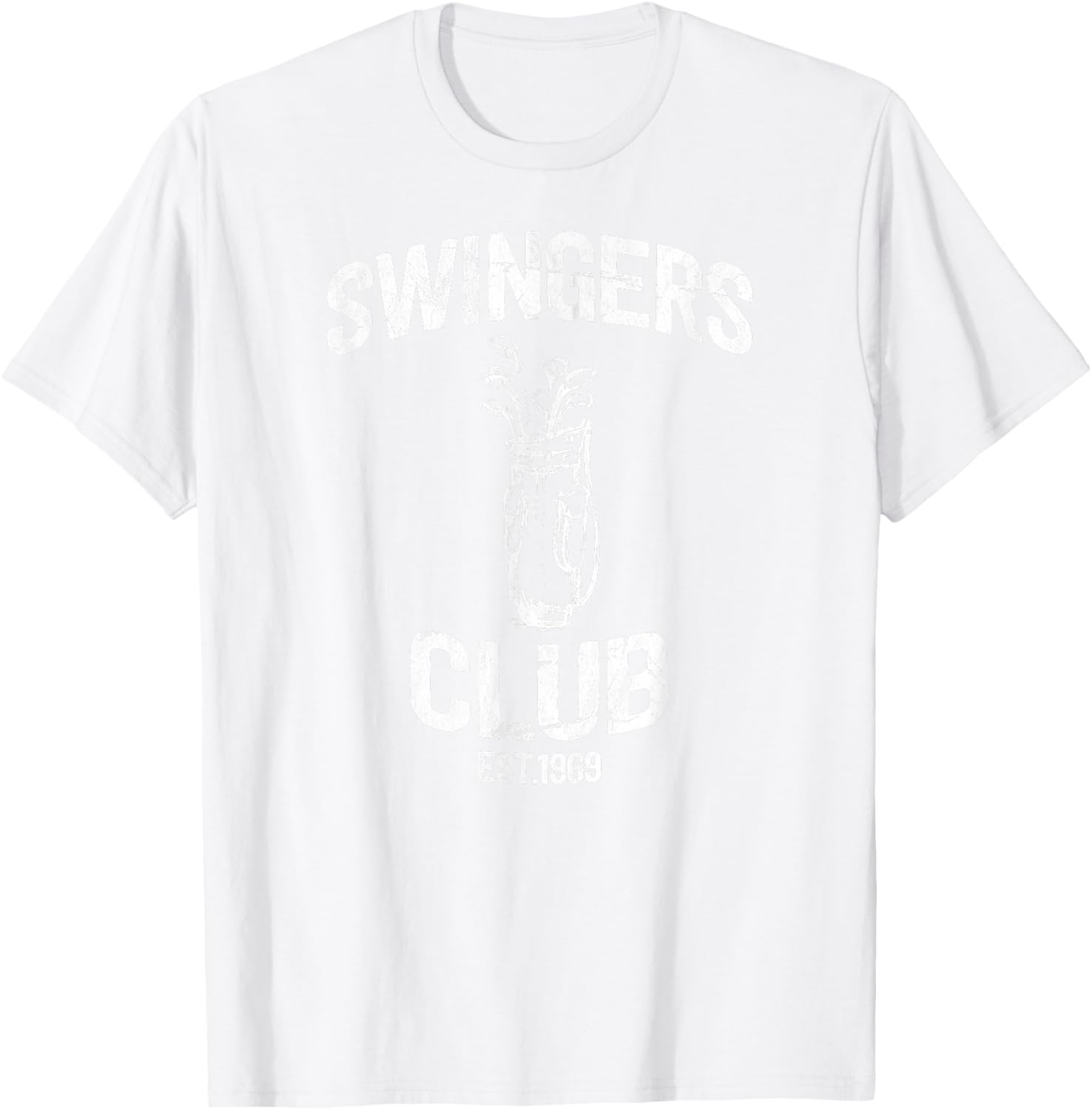 Swingers Club golf clubs funny golf Sarcastic Golfing men T-Shirt - T-Shirt | White
