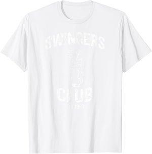 Swingers Club golf clubs funny golf Sarcastic Golfing men T-Shirt - T-Shirt | White