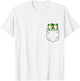 Frog Lovers Cute Funny Frog In Pocket , Small, Grey T-Shirt - T-Shirt | White