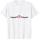 Double Mastectomy Breast Cancer Survivor Pink Ribbon T-Shirt - T-Shirt | White