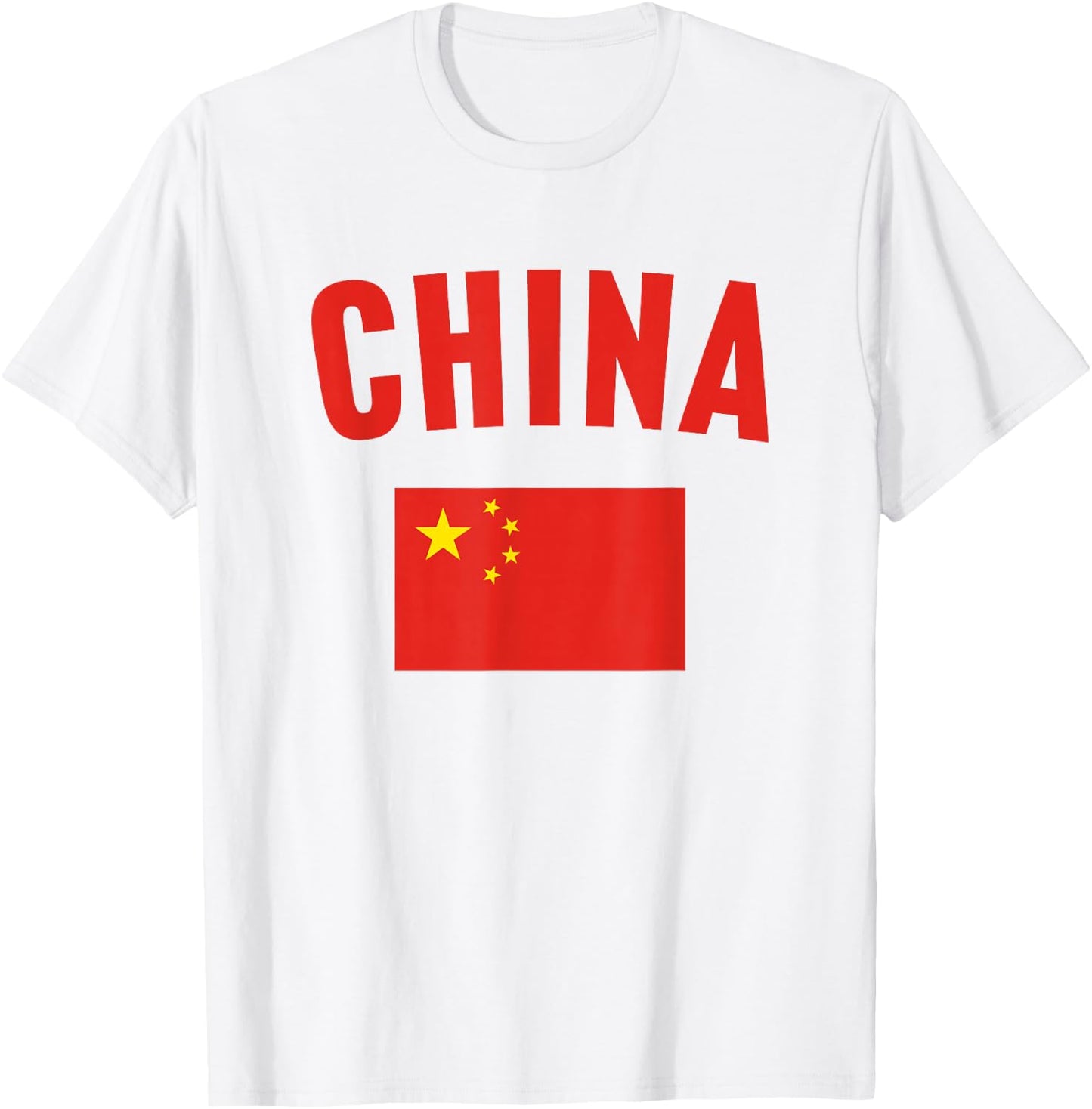 China Flag T-Shirt - T-Shirt | White