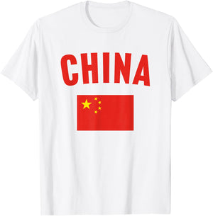 China Flag T-Shirt - T-Shirt | White