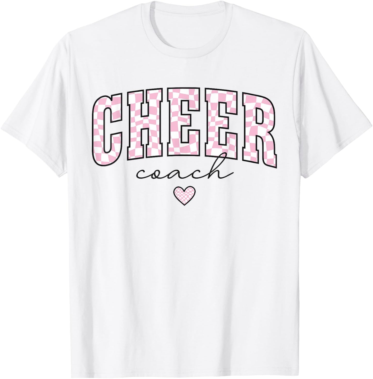 Cheer Coach Life Competition Season Cheerleader Team Trendy T-Shirt - T-Shirt | White