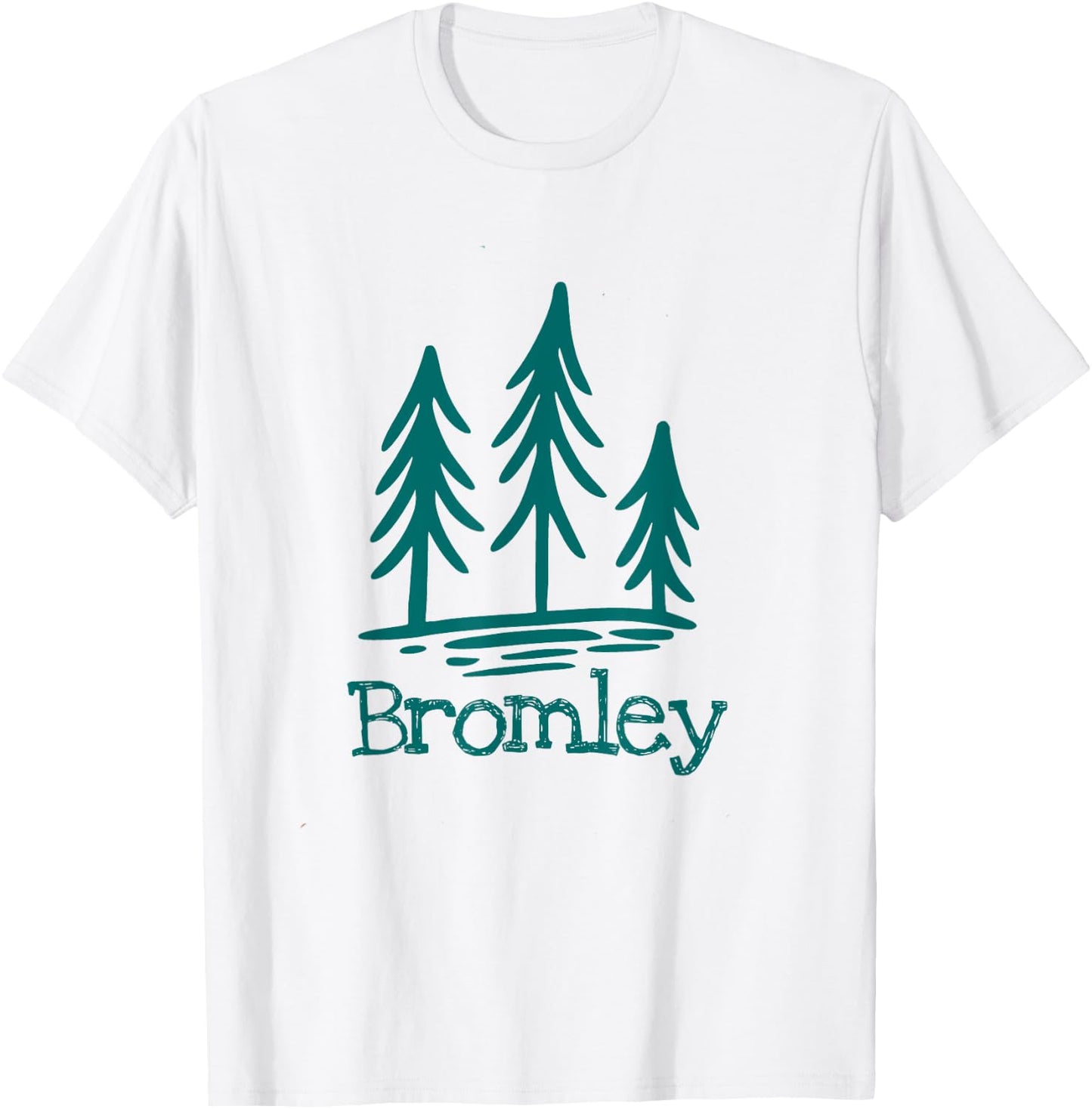 Bromley Mountain Vermont Rustic Trees Woods Forest Camping T-Shirt - T-Shirt | White