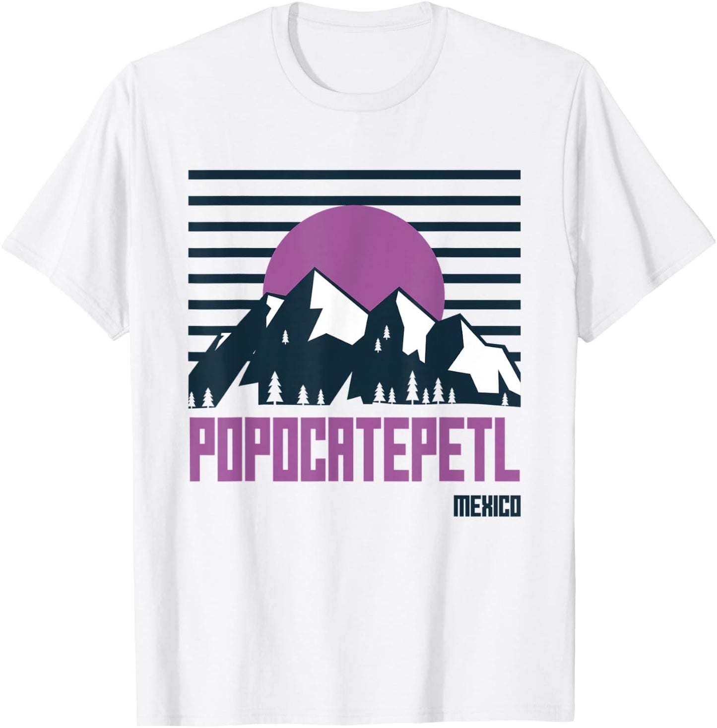 Popocatepetl Mountains Mexico Hiking Outdoors T-Shirt - T-Shirt | White