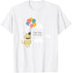 Disney Pixar Up Cute Dug Up Up And Away! Big Chest Logo T-Shirt - T-Shirt | White