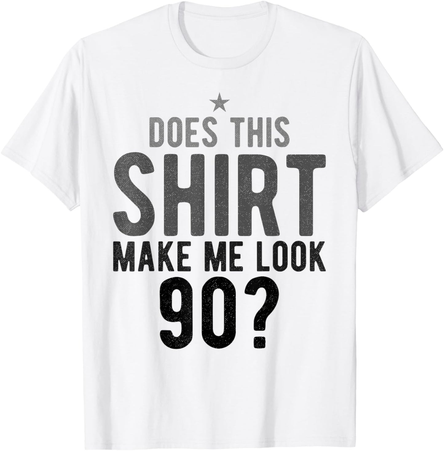 90 Year Old Men Woman Retro Funny 90th Birthday T-Shirt - T-Shirt | White