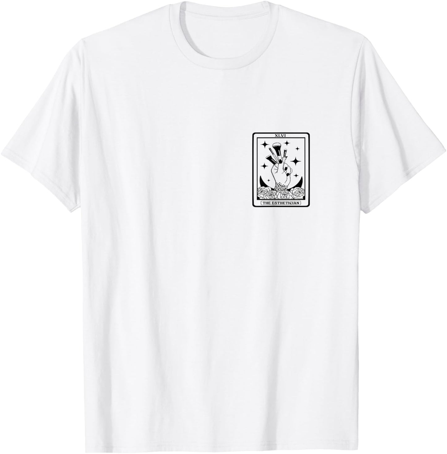 The Esthetician Tarot Card The Esthetician T-Shirt - T-Shirt | White