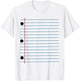 Funny Lined Notebook Paper Group Halloween Costume T-Shirt - T-Shirt | White