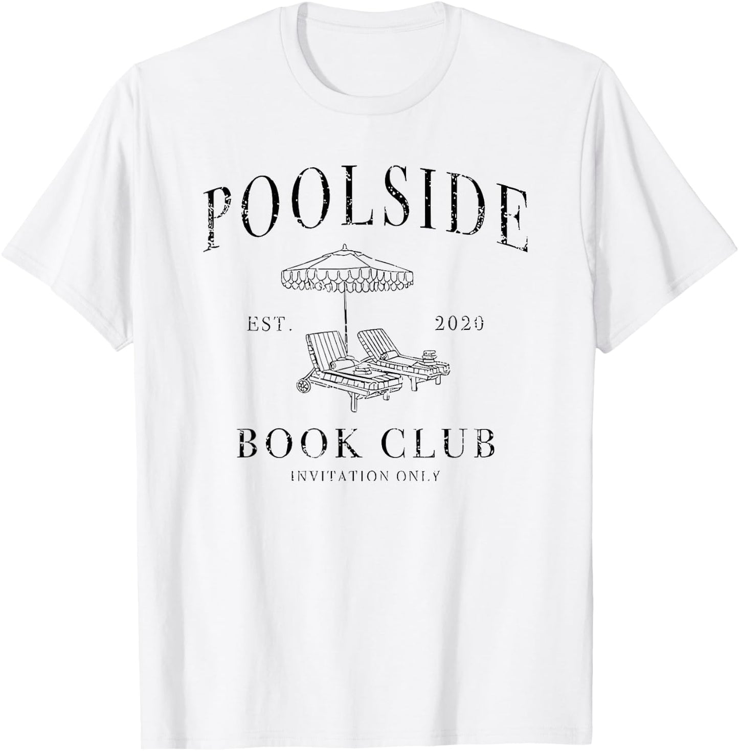 Poolside Book Club T-Shirt - T-Shirt | White