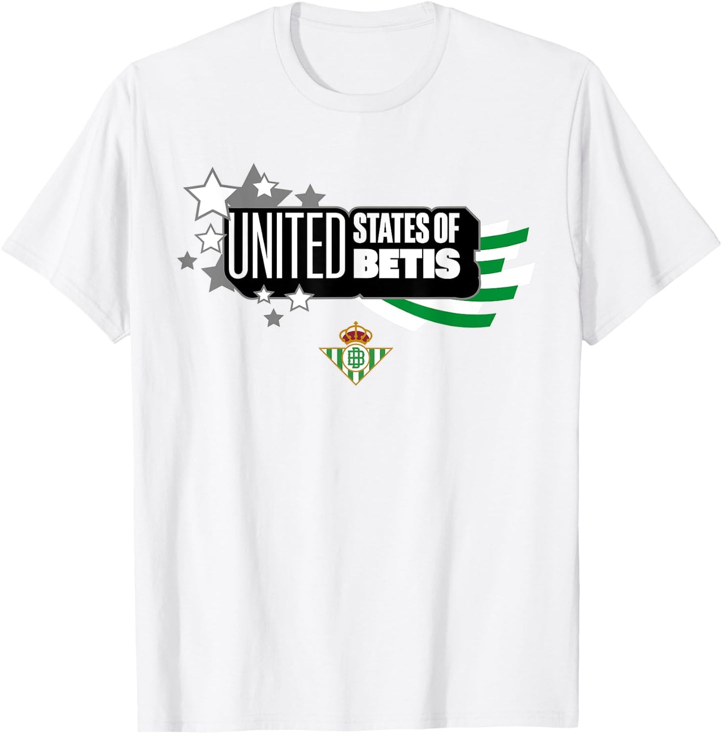 Real Betis sports exclusive collection. T-Shirt - T-Shirt | White