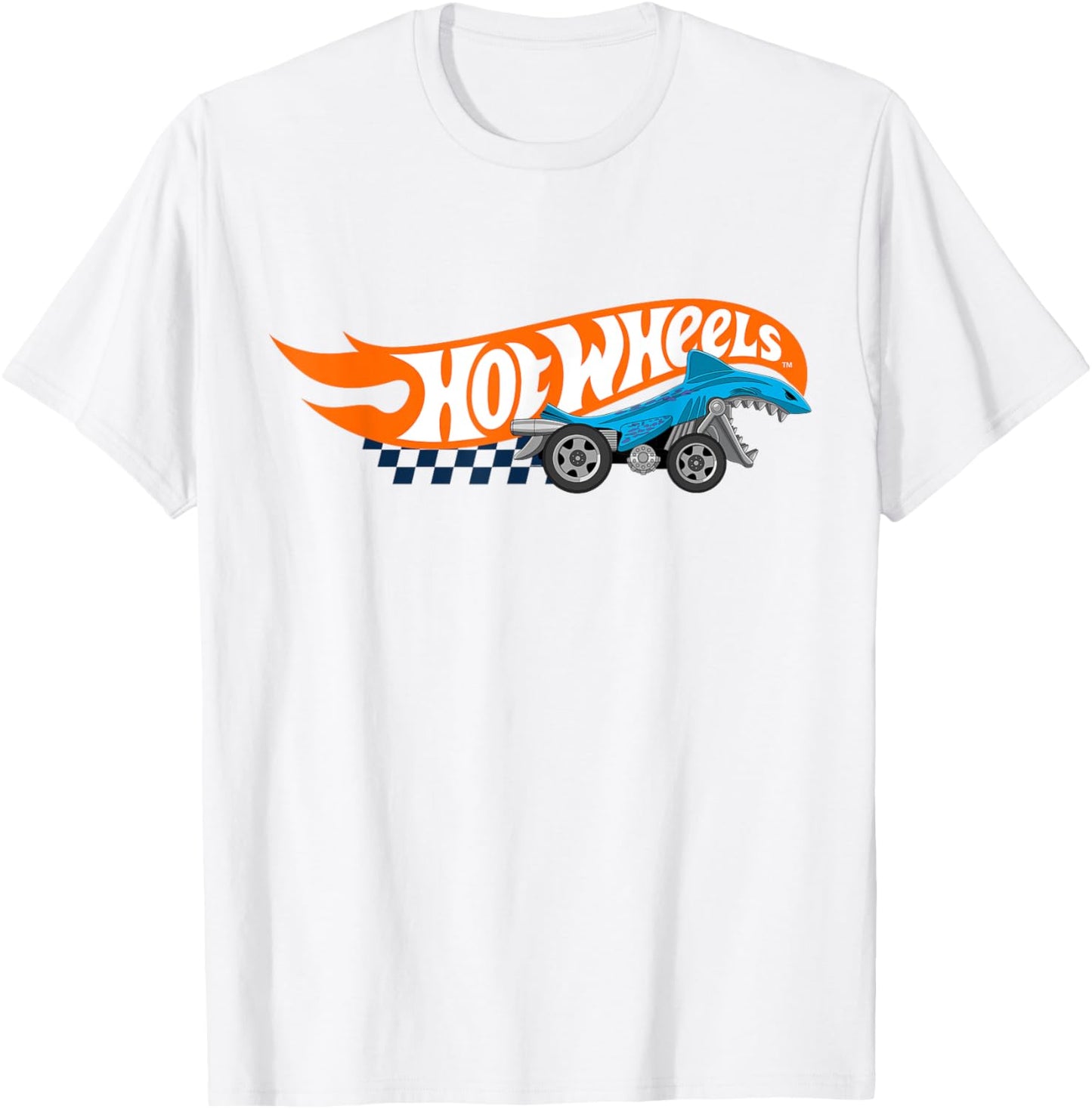 Hot Wheels Shark Bite T-Shirt - T-Shirt | White