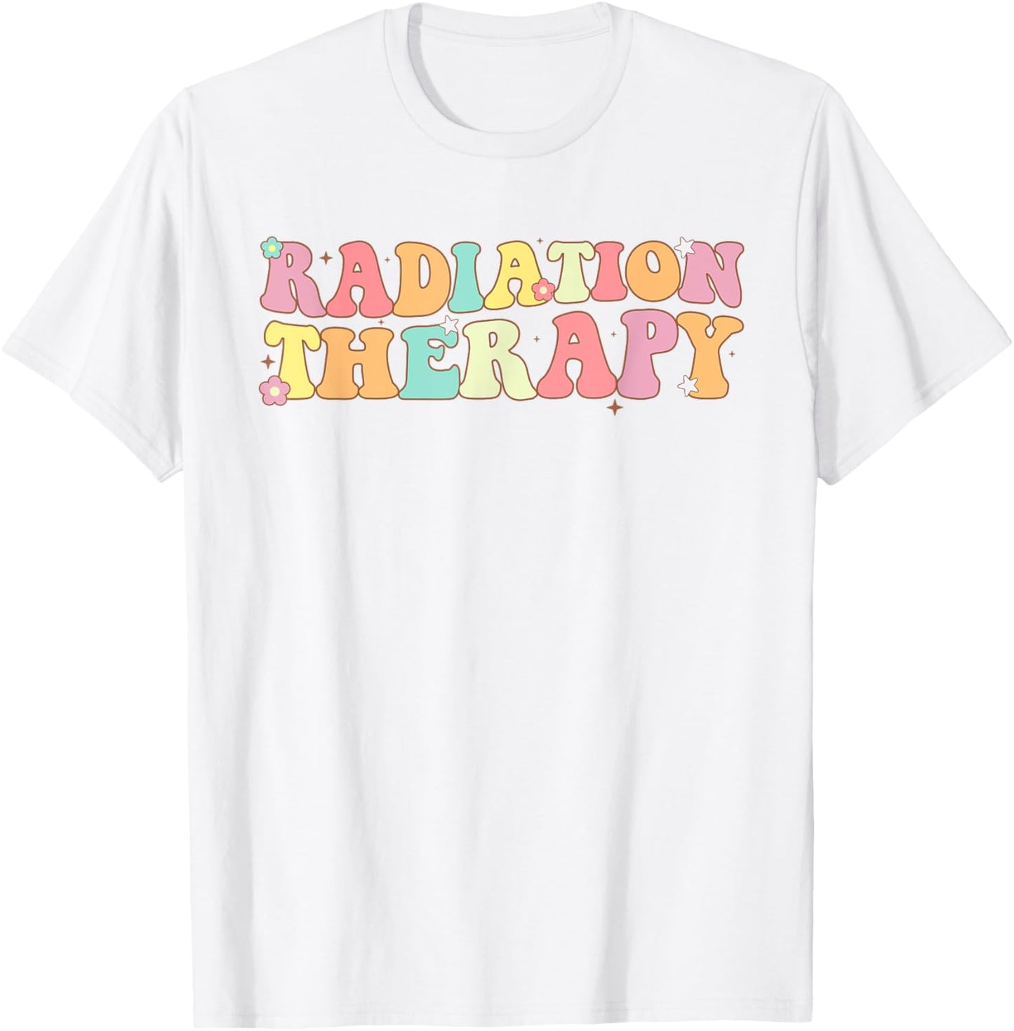 Groovy Radiation Therapist Radiation Therapy Men T-Shirt - T-Shirt | White
