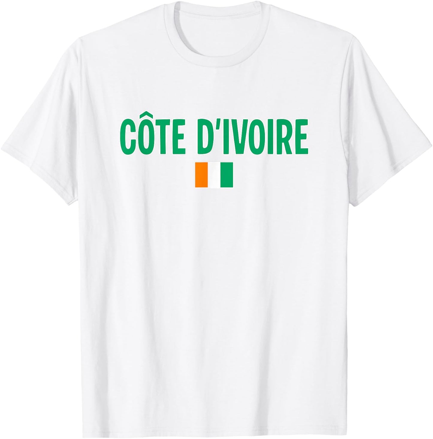 Ivory Coast Flag T-Shirt - T-Shirt | White