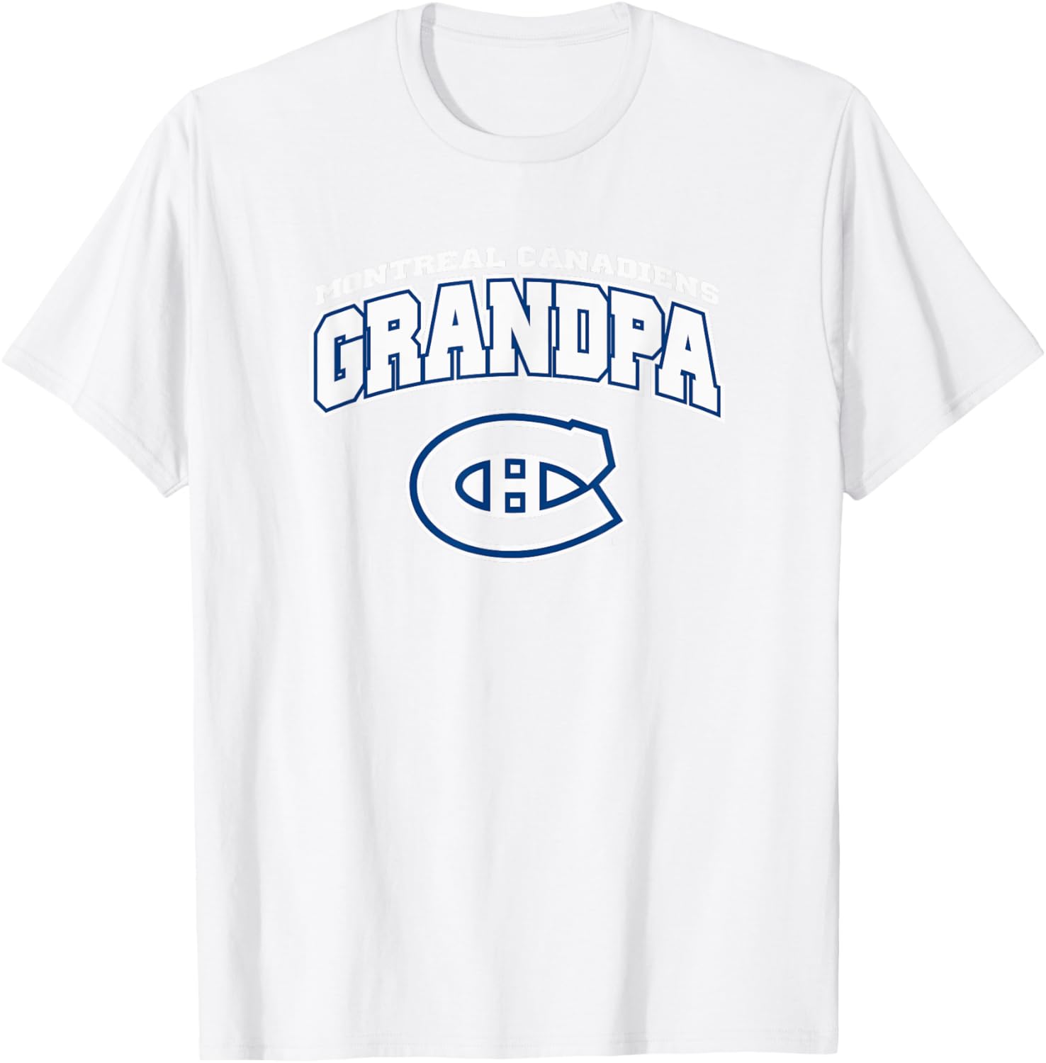 Montreal Canadiens Grandpa Logo Red NHL Officially Licensed T-Shirt - T-Shirt | White